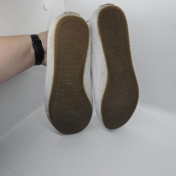 Taos Star Burst white canvas low top sneakers size 7.5 - Picture 5 of 9